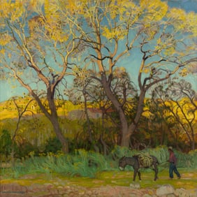 Ernest Martin Hennings (1886-1956), Homeward Bound (Sunset Near Taos)