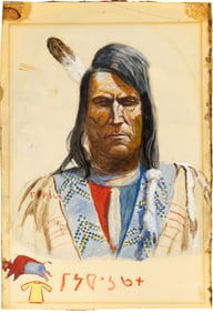 Charles M. Russell (1864-1926), Buffalo Coat, c. 1905