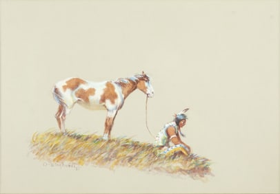 Olaf Wieghorst (1899-1988), Meditate