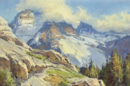 Scott Christensen (1962- ), Study for Swiss Trail