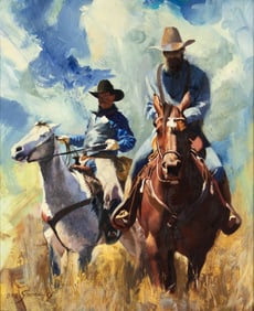 Oleg Stavrowsky (1927-2020), Goober and Son