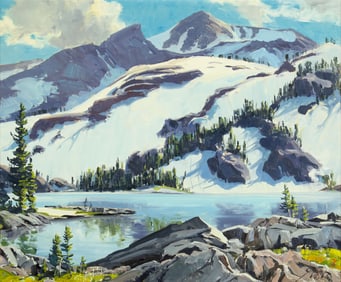 Conrad Schwiering (1916-1986), Turquoise Lake