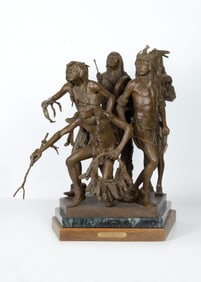 Richard Greeves (1935-2022), Yankton Sioux Grass Dancers, 2004