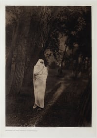 Edward Curtis (1868-1952), Waiting in the Forest - Cheyenne