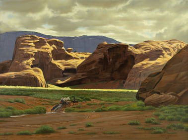 Robert Clifford Rishell (1917-1976), Road to the Sing, 1973