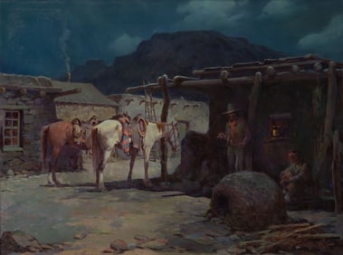 Gray Phineas Bartlett (1885-1951), Evening on the Reservation