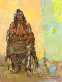 Kenneth Riley (1919-2015), Seated Warrior