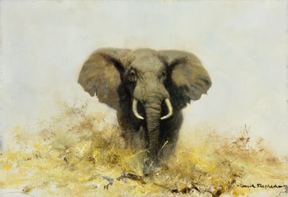 David Shepherd (1931-2017), Elephant, 1973