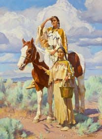 R.S. Riddick (1952- ), Sisters of the Sunlit Sage, 1998