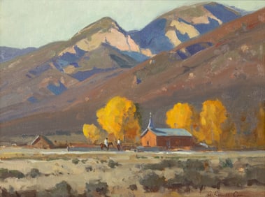 G. Russell Case (1966- ), Sunday in Taos, 2011