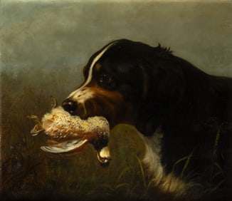 Arthur Fitzwilliam Tait (1819-1905), A Soft Mouth, 1891