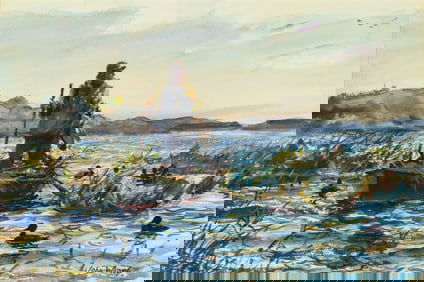 John Whorf (1903-1959), Early Morning, East Harbor