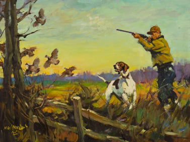 Frank B. Hoffman (1854-1924), Quail Thunder