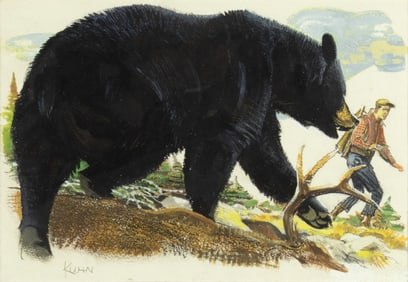Bob Kuhn (1920-2007), Black Bear