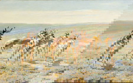Carl Rungius (1869-1959), Pronghorn Antelope, c.1900