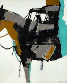 Kenneth Peloke (1978- ), Horse and Rider, 2018