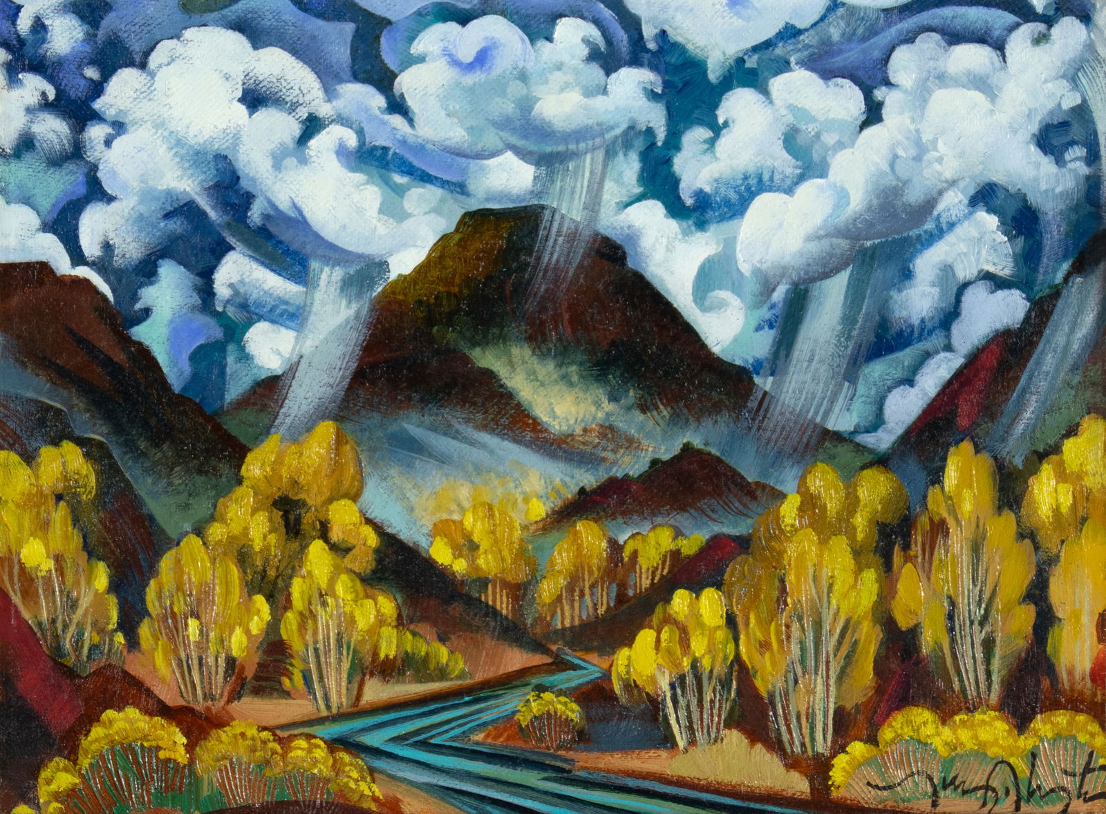 Tony Abeyta (1965- ), North Canyon Storm (1 of 3)