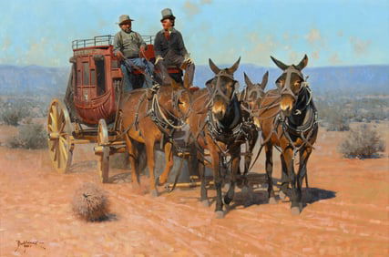 Dan Mieduch (1947- ), 4 Mules and 1 Jackass, 1981
