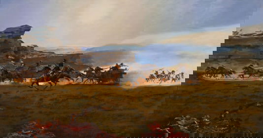 Jim Carson (1942- ), Run for Your Life, 2025