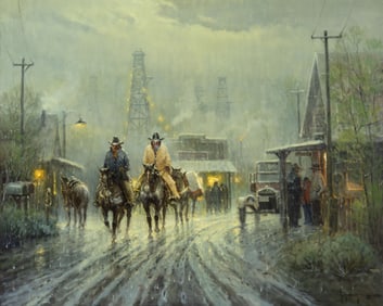 G. Harvey (1933-2017), When Cowboys Move On, 1986