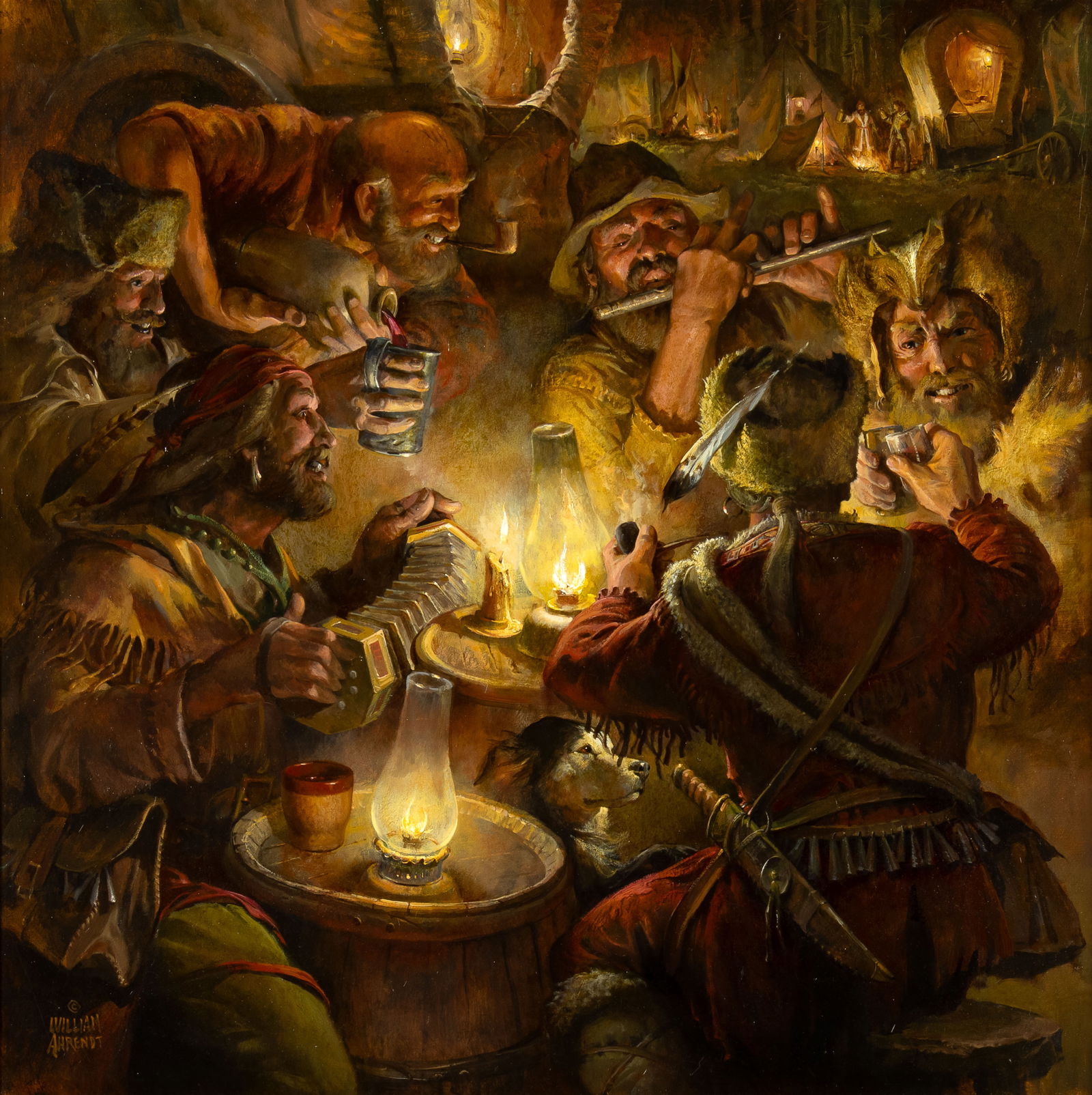 William Ahrendt (1933- ), Rendezvous (1 of 3)