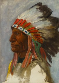 Richard Lorenz (1858-1915), Chief in Profile