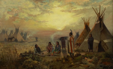 Charles Craig (1846-1931), Indian Encampment, 1896