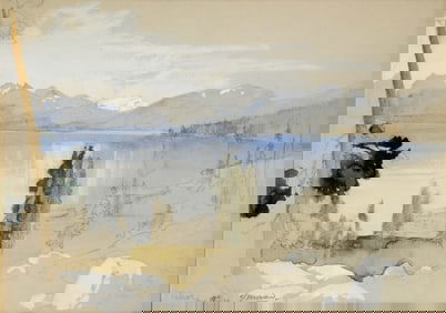 Thomas Moran (1837-1926), Lake Tahoe, 1879