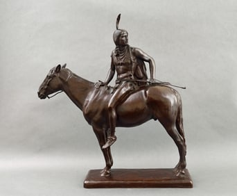 Cyrus Edwin Dallin (1861-1944), On the Warpath, 1914