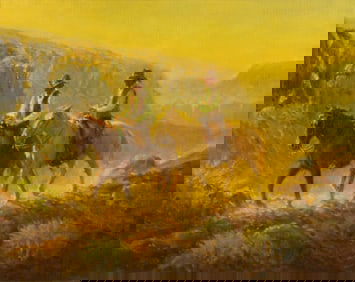 G. Harvey (1933-2017), Riding the Salt River Canyon, 1978