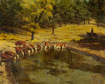 Bill Owen (1942-2013), Watering Hole, 1972