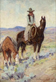 William Gollings (1878-1932), Riders of the Sage, 1923
