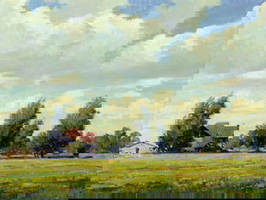 Jim C. Norton (1953-2023), The Platts Farm - Wyoming, 1990