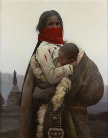 Han Wu Shen (1950- ), Mother and Child