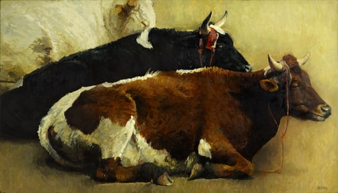 Richard Murray (1948- ), Three Cows