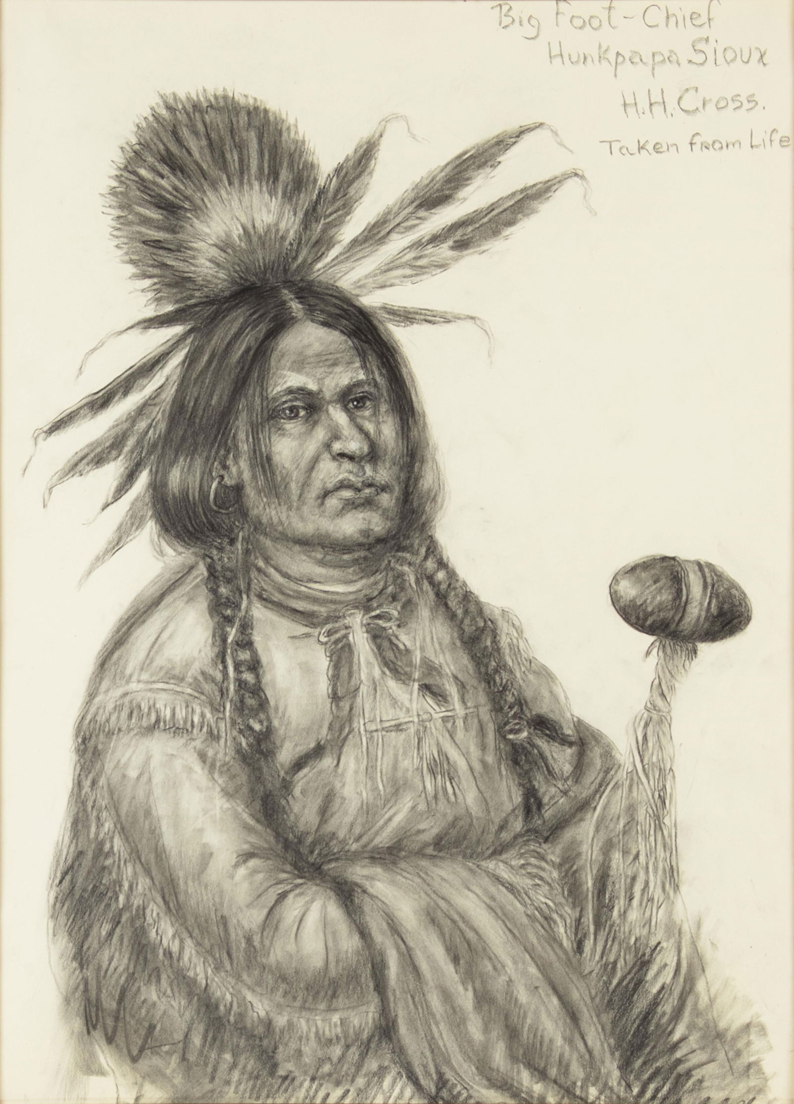 Henry Herman Cross, 1837-1918, Big Foot Chief (1 of 3)