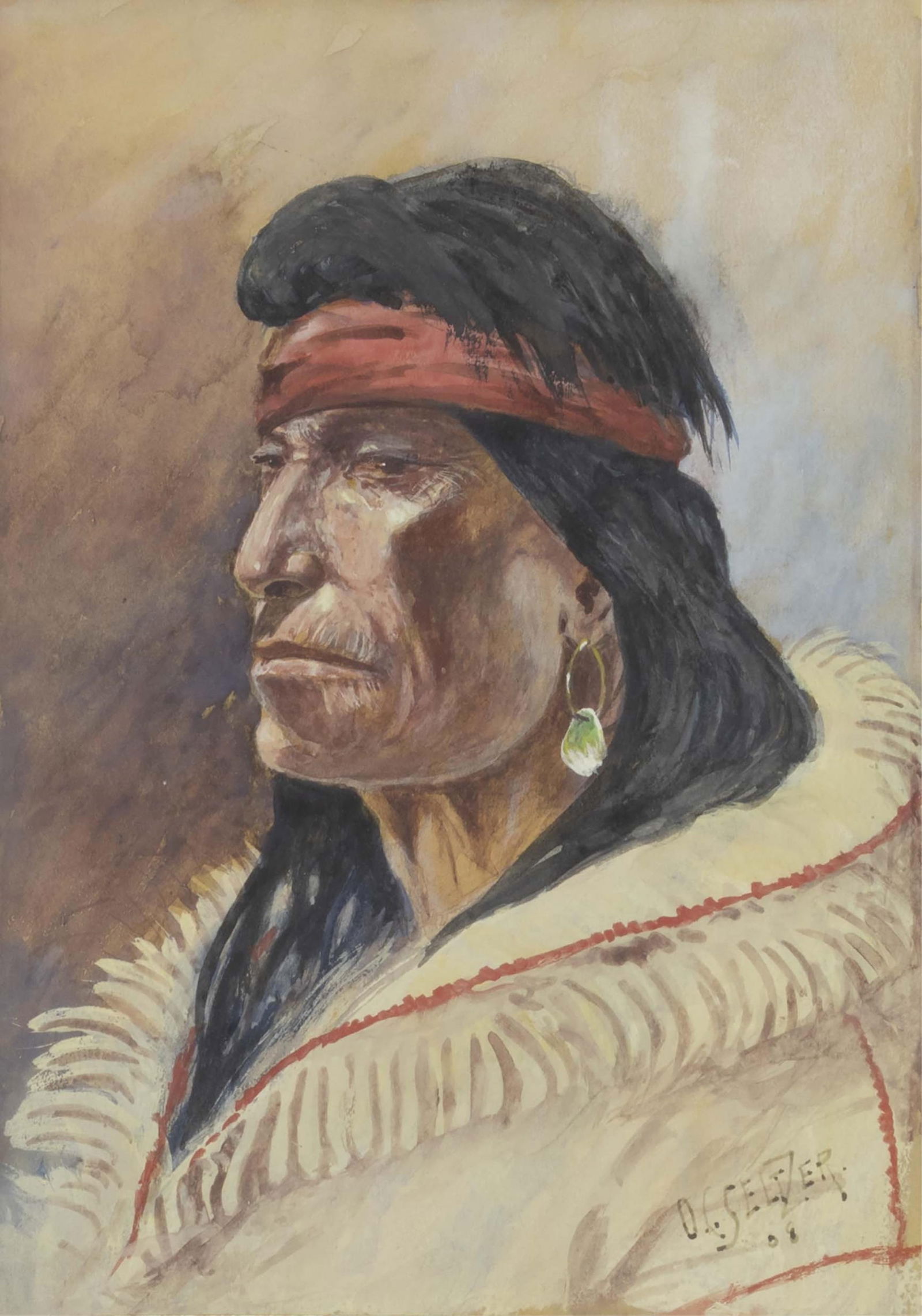 Olaf Carl Seltzer, 1877-1957, Chief Joseph, 1908 (1 of 3)