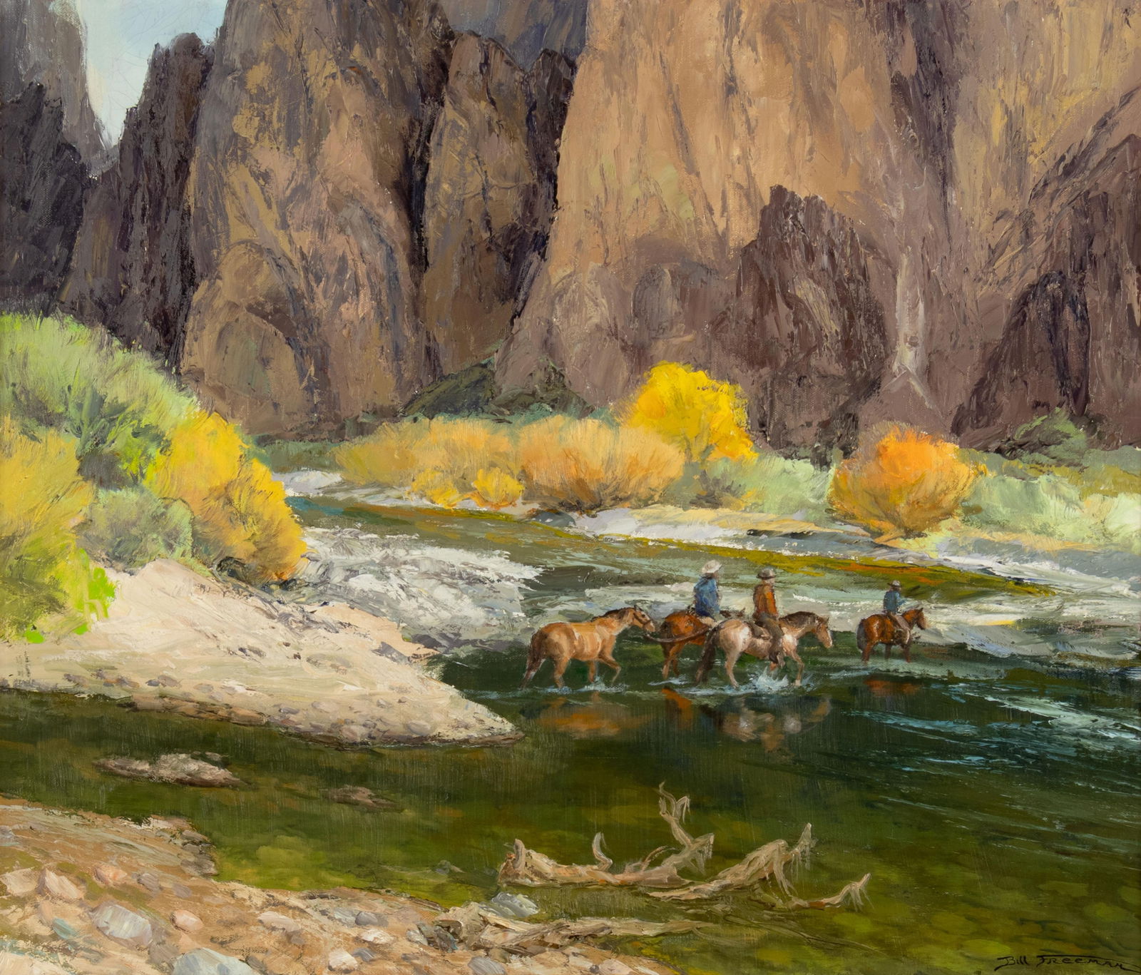 Bill Freeman, 1927-2012, Crossing the Salt River (1 of 3)