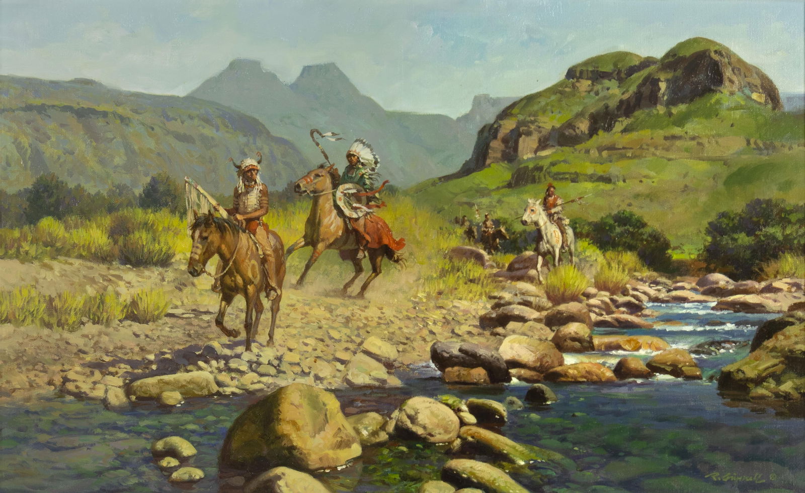 Roy Grinnell, b.1933, Warrior's Country (1 of 3)