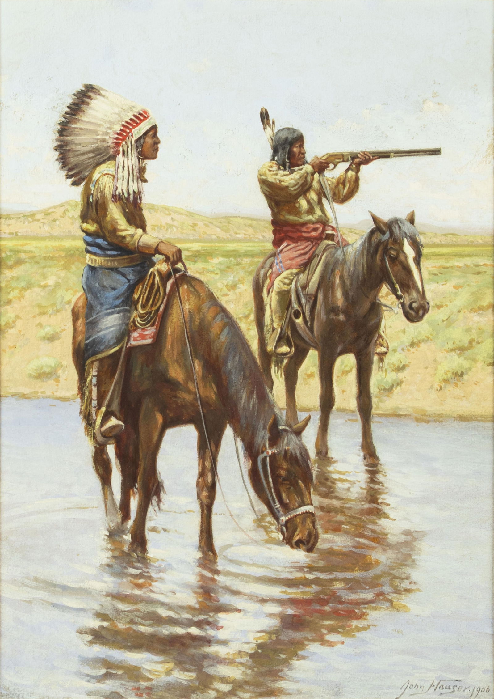 John Hauser, 1859-1913, Another Shot, 1906 (1 of 3)