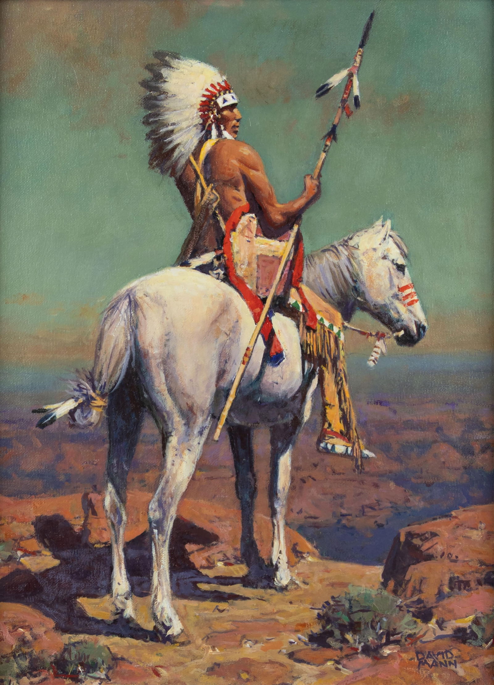 David Mann, American b.1948, Red Rock Kingdom, 2017 (1 of 3)