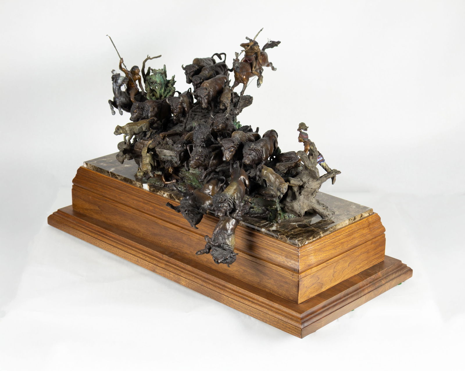 Dennis Jones, b.1943, Where Have All the Flowers Gone - Buffalo Jump in Montana (1 of 6)