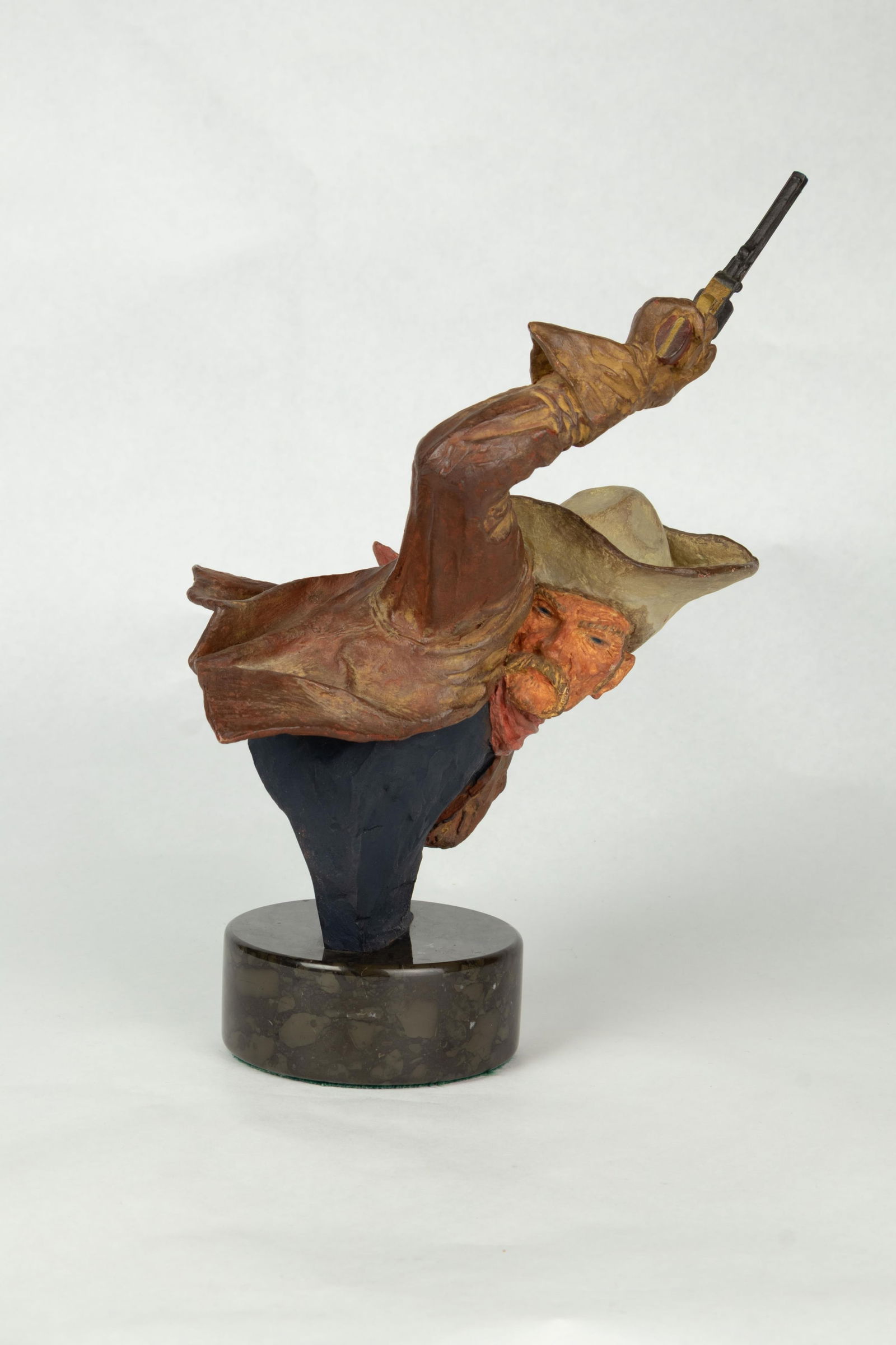 Harry Jackson, 1924-2011, Pony Express Rider Bust, 1972 (1 of 5)