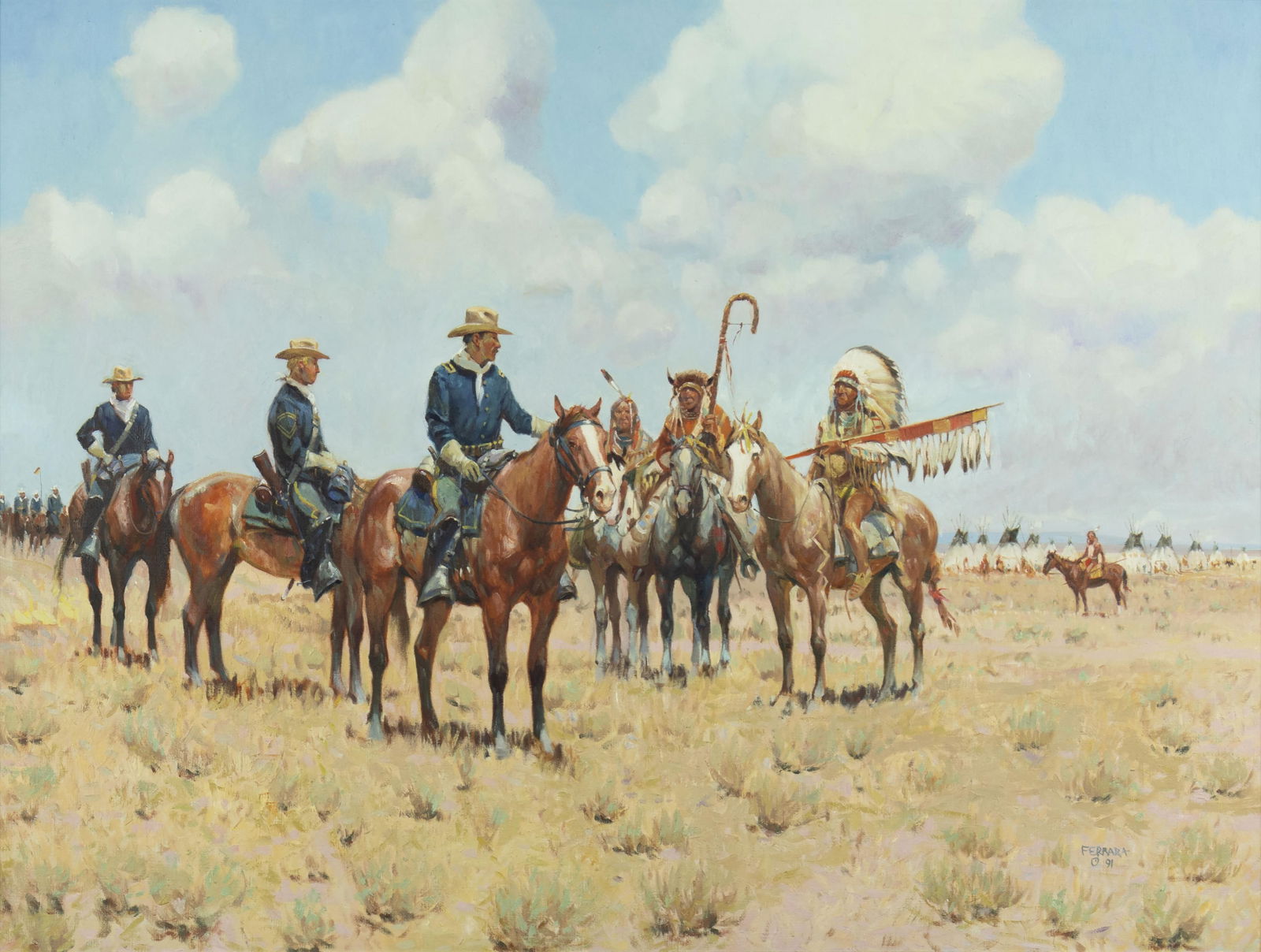 Joe Ferrara, 1932-2004, Negotiations, 1991 (1 of 3)