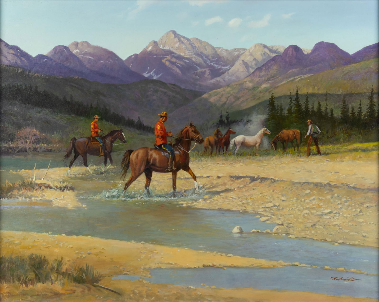 Paul Abram Jr., 1933-2005, Border Patrol, Yukon Territory (1 of 3)