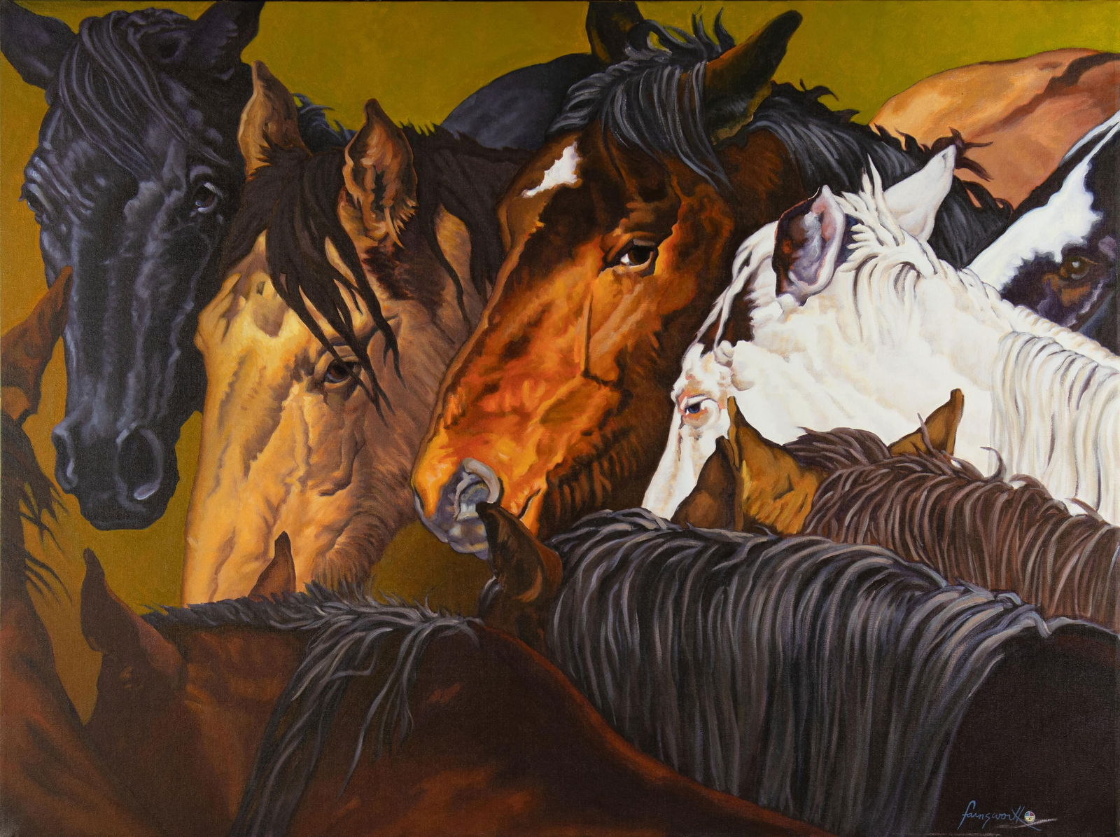 John Farnsworth, b.1941, Saddle Broncs (1 of 2)