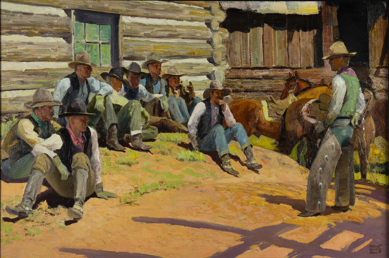 Robert Amick, 1879-1969, The Foreman (1 of 3)