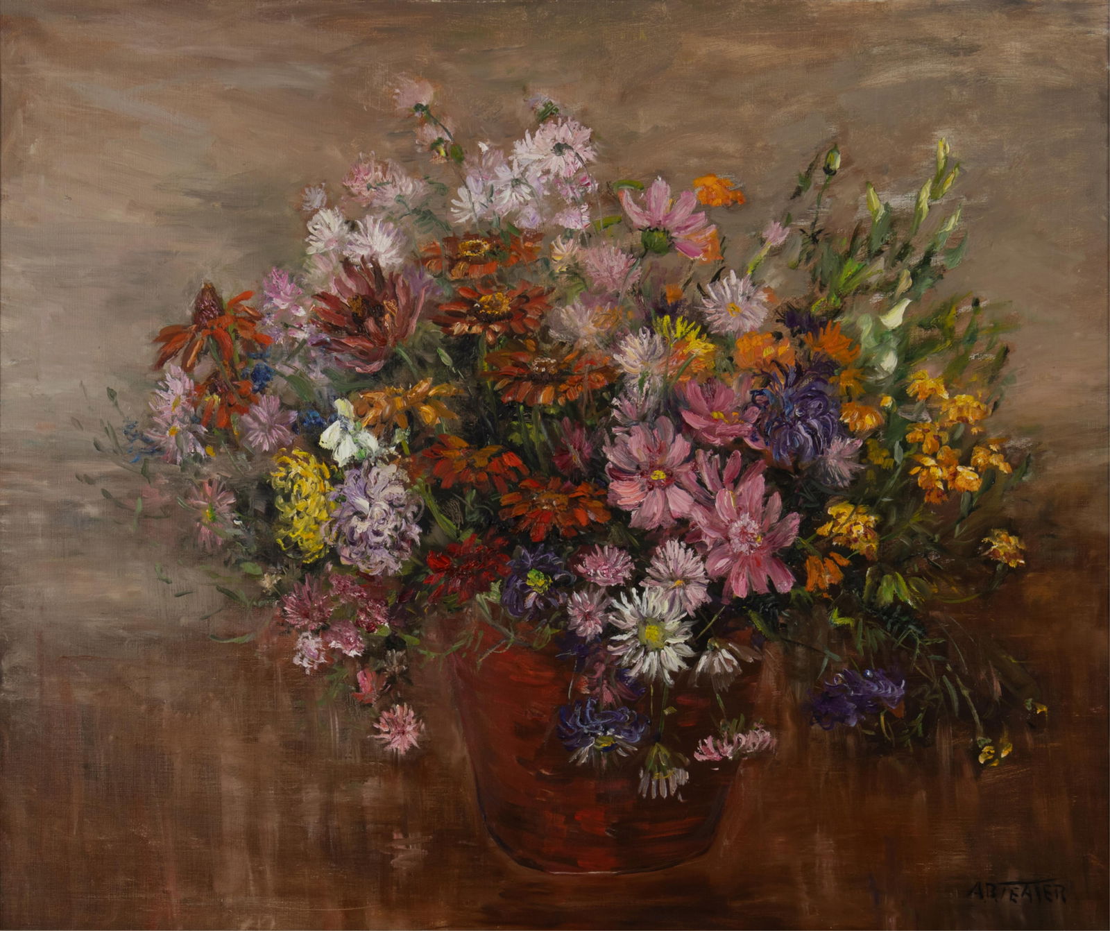 Archie Boyd Teater, 1901-1978, Garden Bouquet, 1964 (1 of 3)
