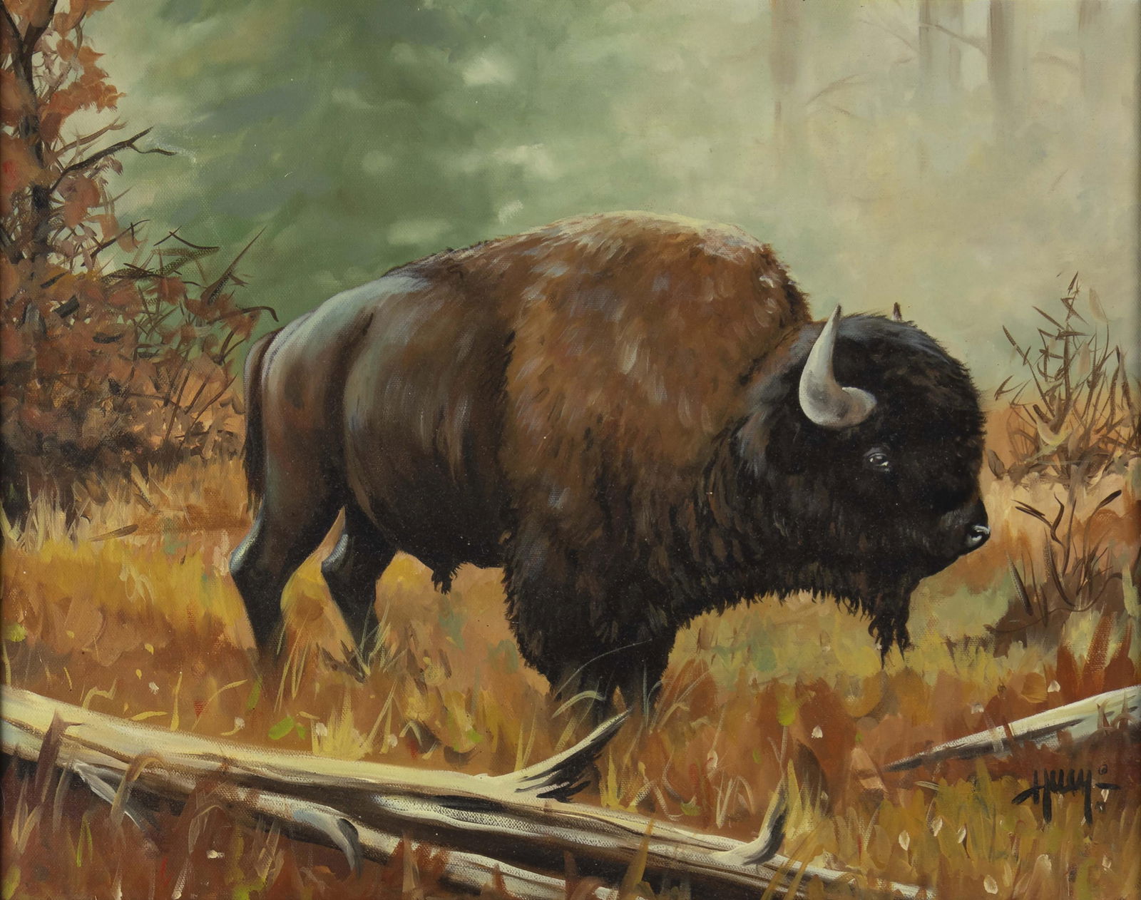 K. Alan Huey, b.1962, Bison, 1997 (1 of 3)