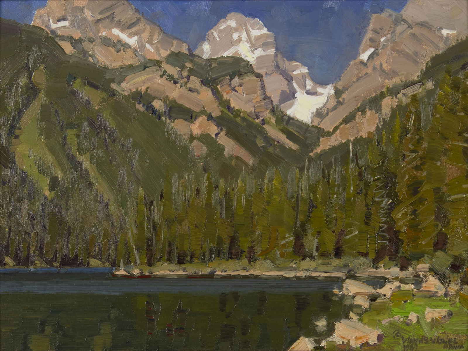 Wayne Wolfe, b.1944/45, Tetons, 1989 (1 of 3)
